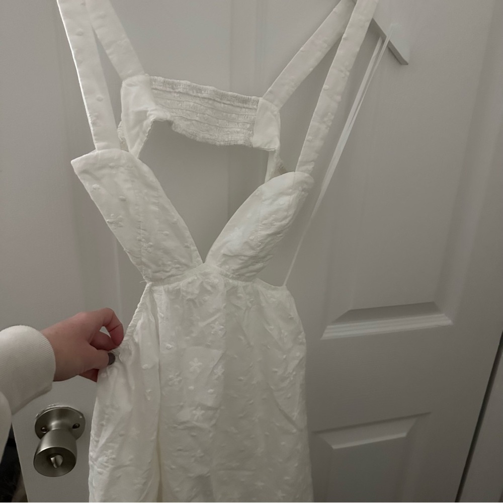 White Cutout Dress